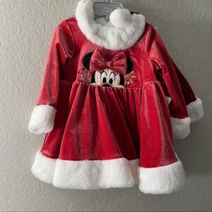 NWT Baby Girl infant Disney Dress Winter Set